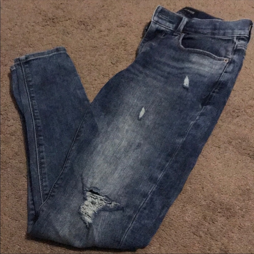 Express Mia mid rise legging jeans
